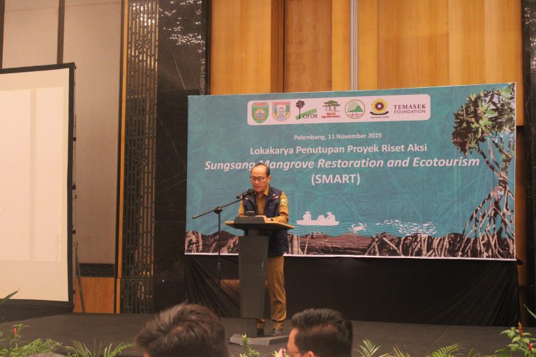 Lokakarya Penutupan Proyek Riset Aksi Sungsang Mangrove Restoration and Ecotourism (SMART)
